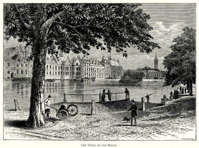 Le Vyver à La Haye (gravure) - English School