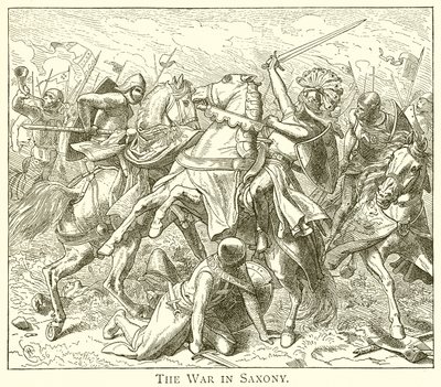 La guerre en Saxe - English School