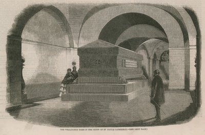 Le tombeau de Wellington dans la crypte de Saint-Paul - English School