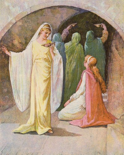 Les Vierges sages et les Vierges folles - English School