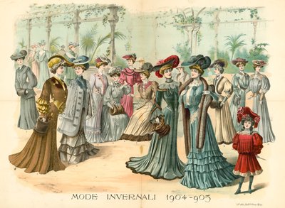Le Journal des jeunes filles: Mode hivernale, 1904-05 - English School