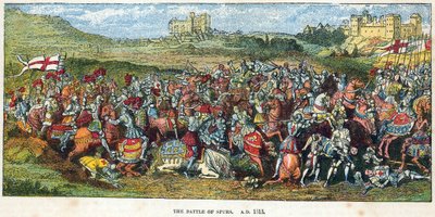 La bataille des Éperons, 1513 - English School