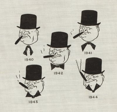 Les humeurs changeantes du Premier ministre britannique Winston Churchill au fur et à mesure de l