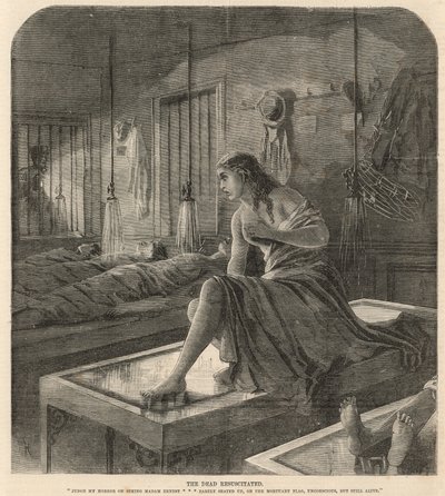 Les morts ressuscités (gravure) - English School