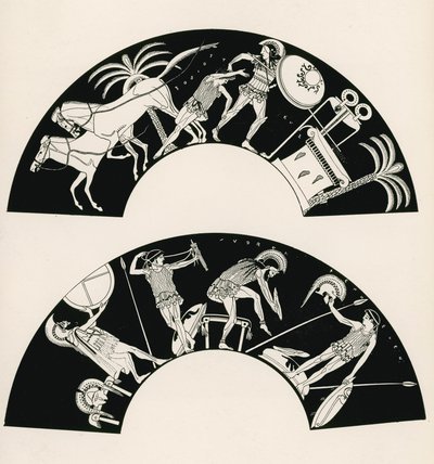 La mort de Troïlos (gravure) - English School