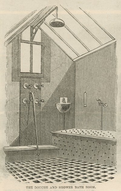 La salle de douche et de bain - English School