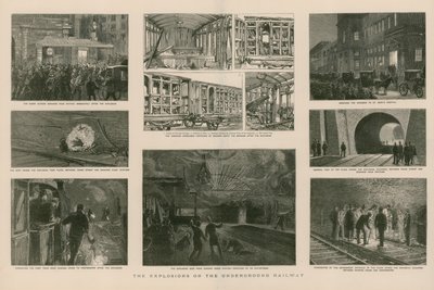 Les explosions sur le chemin de fer souterrain - English School