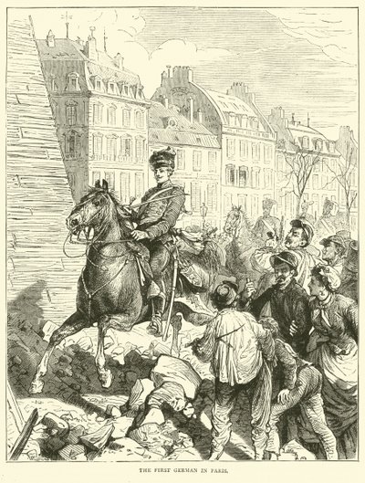 Le premier Allemand à Paris, février 1871 - English School