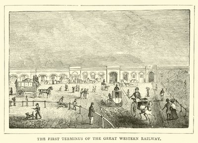Le premier terminus du Great Western Railway - English School