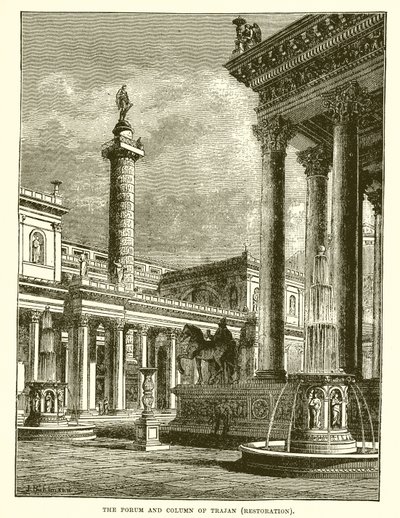 Le forum et la colonne de Trajan - English School