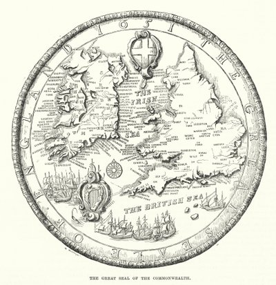 Le grand sceau du Commonwealth - English School