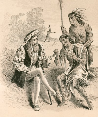 La gentillesse de Colomb envers les indigènes - English School