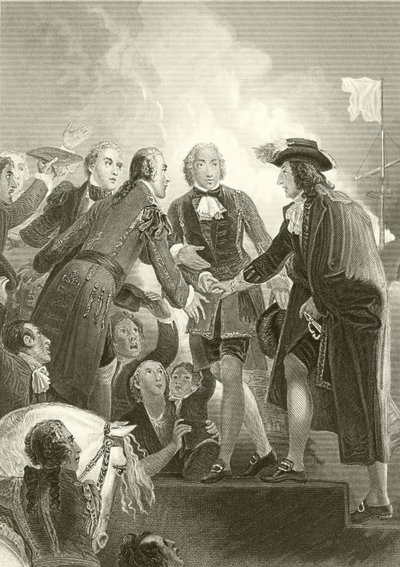 Le débarquement de Guillaume III à Torbay - English School