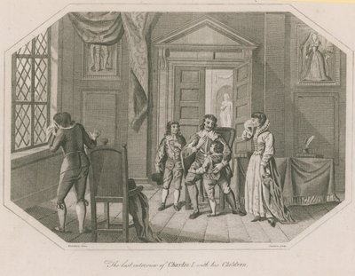 Le dernier entretien du roi Charles Ier avec ses enfants - English School