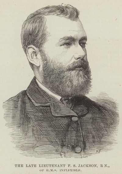Feu le lieutenant F S Jackson, RN, du HMS Inflexible - English School