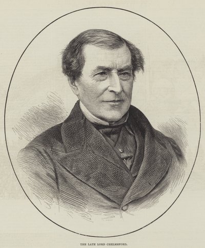 Feu Lord Chelmsford (gravure) - English School