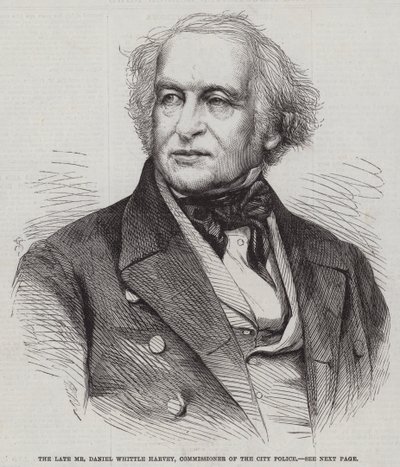 Le défunt M. Daniel Whittle Harvey, commissaire de la police de la ville - English School