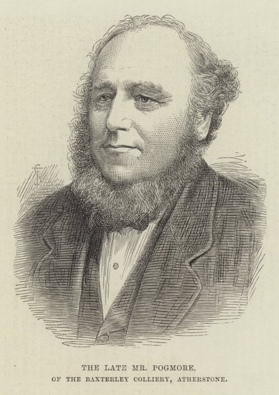 Feu M. Pogmore, de la mine de Baxterley, Atherstone - English School