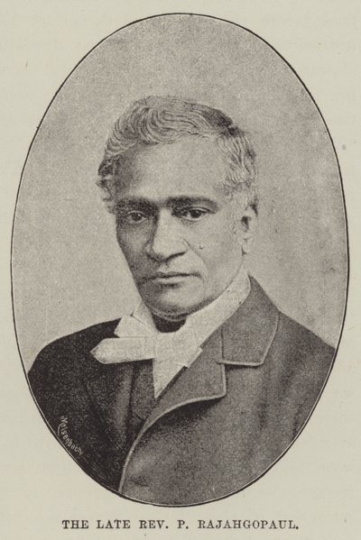 Le défunt Révérend P Rajahgopaul - English School