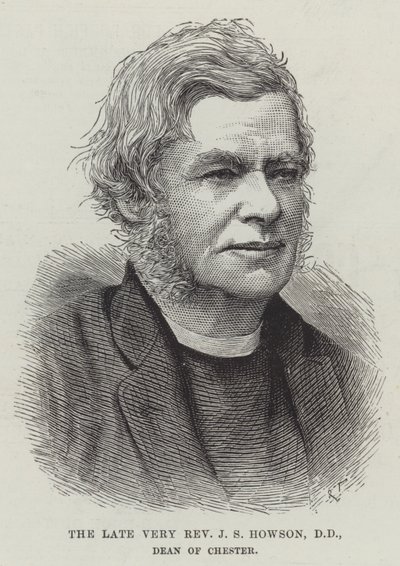 Feu le très révérend J S Howson, DD, doyen de Chester (gravure) - English School