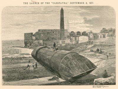 Le lancement de la Cléopâtre, 8 septembre 1877 - English School