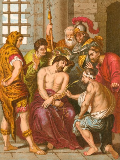 La dérision du Christ - English School