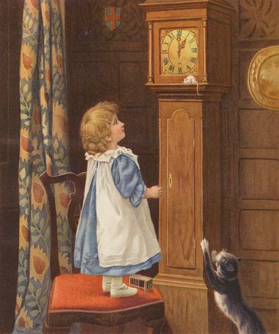 La souris monta l
