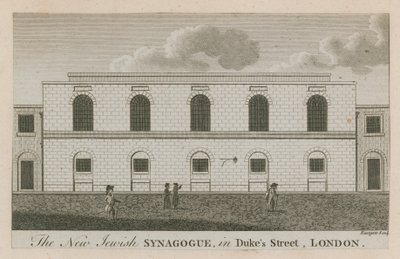 La nouvelle synagogue juive à Dukes Street, Londres - English School