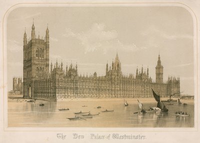 Le nouveau Palais de Westminster, Londres - English School