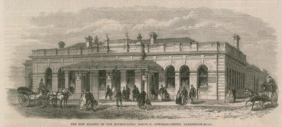 La nouvelle station du Metropolitan Railway - English School