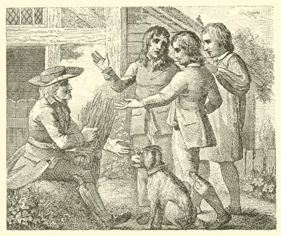 Le vieil homme et ses fils - English School