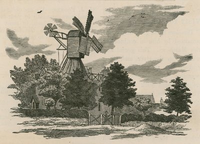 Le vieux moulin sur Wimbledon Common - English School