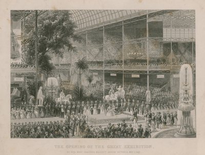 Ouverture de la Grande Exposition par Sa Très Gracieuse Majesté, la Reine Victoria, 1er mai 1851 - English School