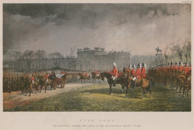 La princesse passant les rangs de volontaires, 7 mars 1863 - English School