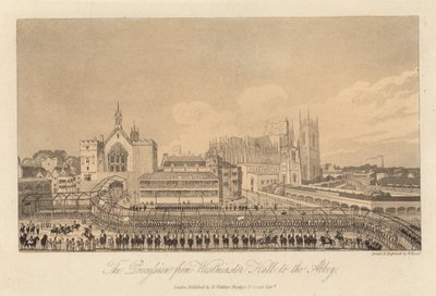 La procession de Westminster Hall à l