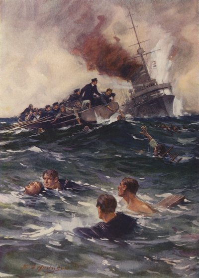 Le sauvetage des survivants du Hogue - English School