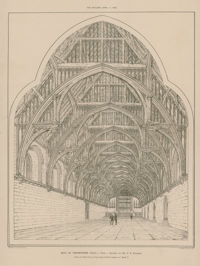 Le toit de Westminster Hall - English School