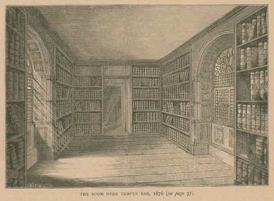 La salle au-dessus de Temple Bar - English School