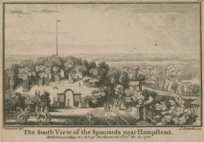 Vue sud des Espagnols près de Hamstead - English School