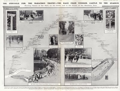 La lutte pour le trophée du marathon - English School