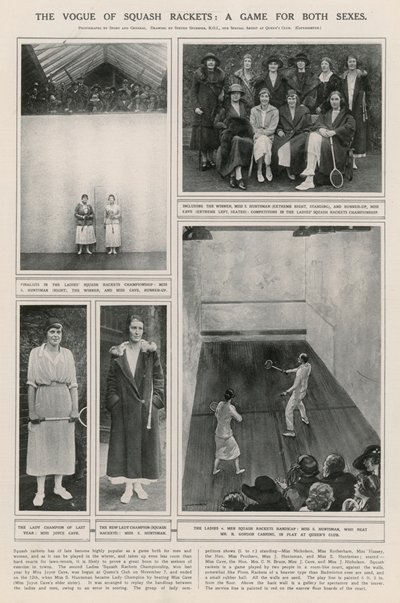 La vogue des raquettes de squash : un jeu pour les deux sexes - English School