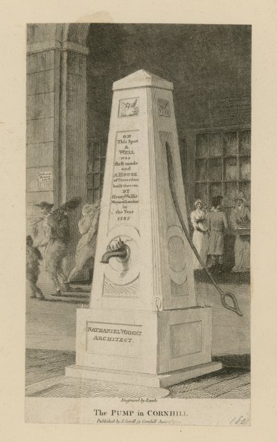 La pompe à eau à Cornhill - English School