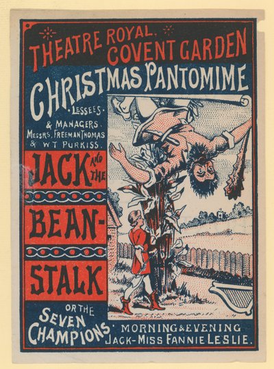 Pantomime de Noël au Theatre Royal Covent Garden - English School