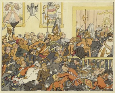 Cette discordance discordante de la noblesse, cette épaule de chacun dans la Cour Henri VI, Partie I, Acte IV, Scène 1 - English School