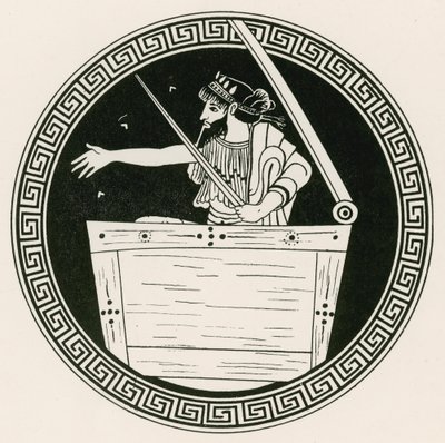 Thoas dans la poitrine (gravure) - English School