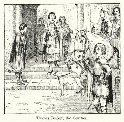 Thomas Becket, le courtisan - English School