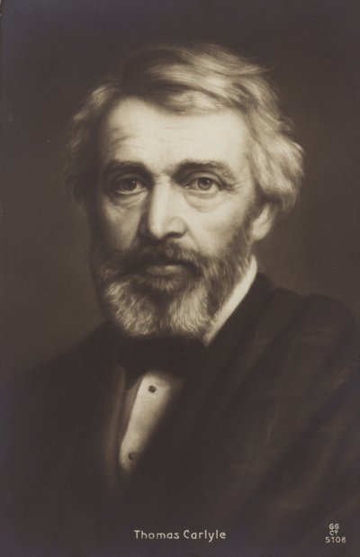 Thomas Carlyle (1795-1881), philosophe, écrivain et historien écossais - English School