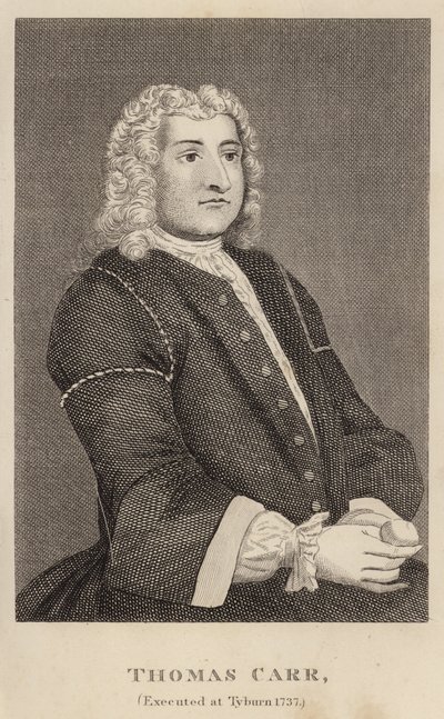 Thomas Carr, exécuté à Tyburn en 1737 - English School