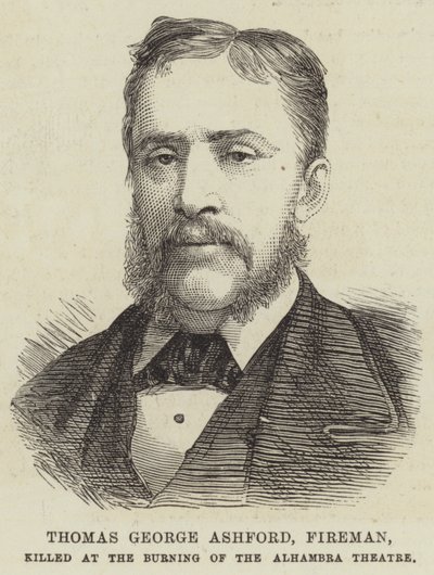 Thomas George Ashford, pompier, tué lors de l