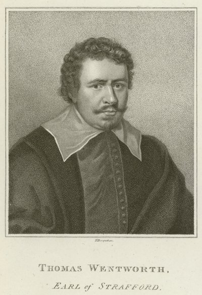 Thomas Wentworth, comte de Strafford (gravure) - English School